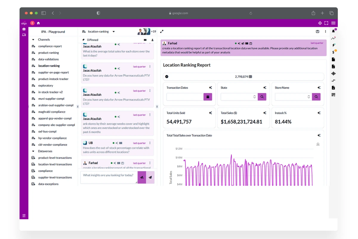 Algo's GenBI Software
