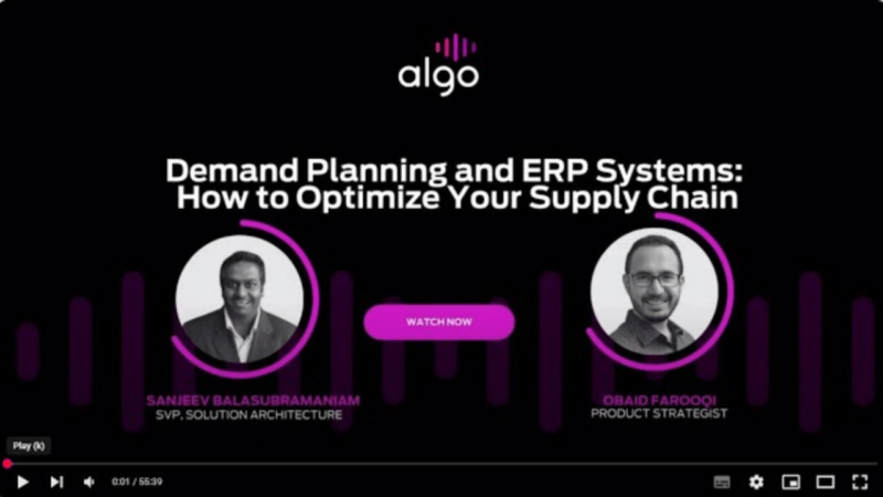 Demand Planning and ERP Systems: How to Optimize Your Supply Chain - Algo